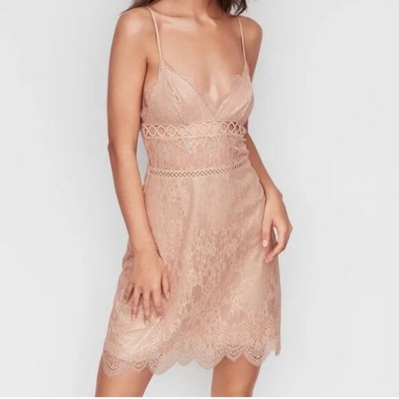 Victoria’s Secret Dream Angels Floral Lace & Ring Slip Dress Size Small - Picture 1 of 12